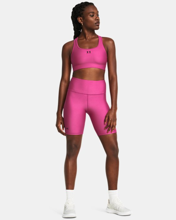 Shorts HeatGear® Bike da donna, Pink, pdpMainDesktop image number 2